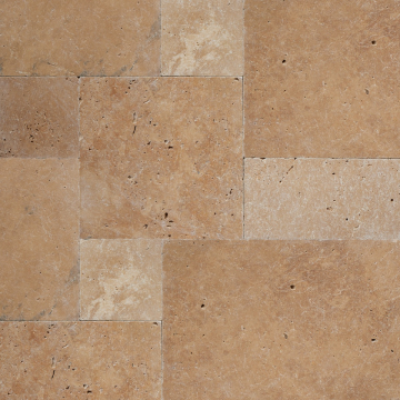 Komplet kamienny trawertyn Segre bebnowany 0,742 m2