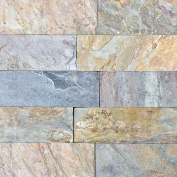 Płytka kamienna łupek Autumn Brick naturalny 30x10x0,8-1,3 cm