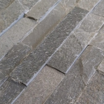 Panel kamienny łupek Stackstone Szary naturalny 36x10x0,8-1,3 cm