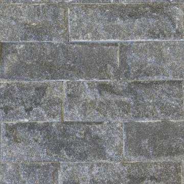 Płytka kamienna marmur Black C. Brick naturalny 30x10x1,5 cm