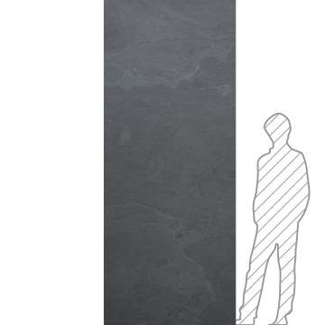Fornir kamienny łupek Black Slate 305x122x0,2 cm