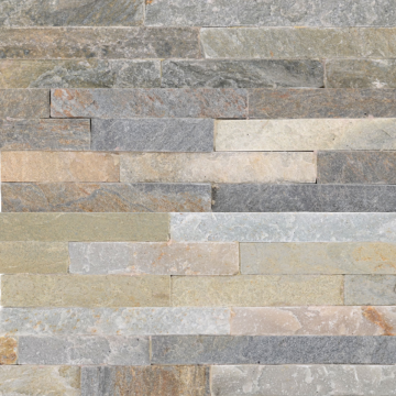 Panel kamienny łupek Stackstone Beżowy naturalny 36x10x0,8-1,3 cm