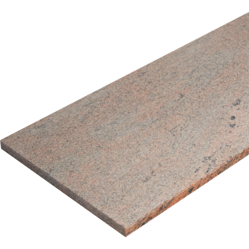 Stopień kamienny granit Multicolor Red płomieniowany 150x33x2 cm