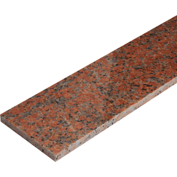Podstopień kamienny Red polerowany 150x16,5x2 cm