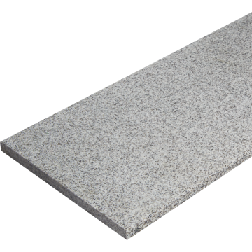 Stopień kamienny granit Grey płomieniowany 185x35x3 cm