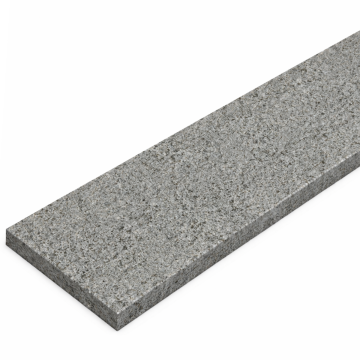 Podstopień kamienny New Dark granit polerowany 150x16,5x2 cm