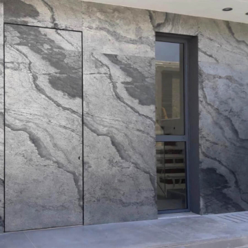 Fornir kamienny łupek Silver Shine 305x122x0,2 cm