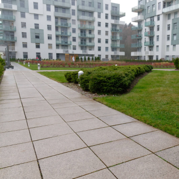 Płytka kamienna granit Yellow płomieniowany 60x60x2 cm