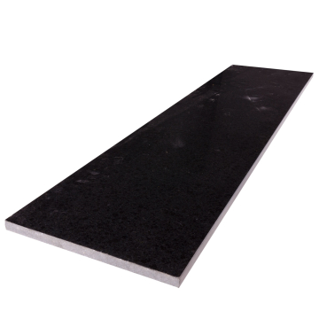 Stopień kamienny granit Black polerowany 150x33x2 cm