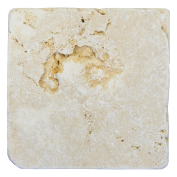 Płytka kamienna trawertyn Classical bębnowany 10x10x1 cm