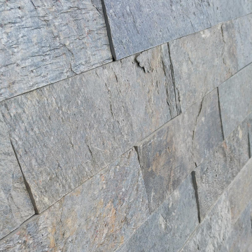 Płytka kamienna łupek Gold Green Brick naturalny 30x10x0,8-1,3 cm