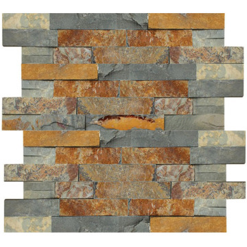 Panel kamienny łupek Stackstone Multi naturalny 36x10x0,8-1,3 cm