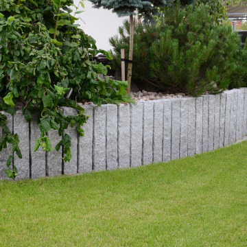 Palisada kamienna granit Grey łupany 100x10x10 cm