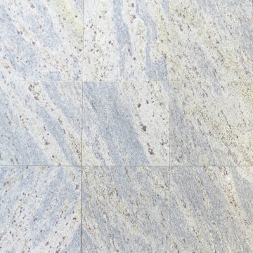 Płytka kamienna granit Kashmir White polerowany 30,5x30,5x1 cm