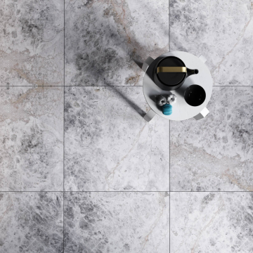 Płytka kamienna marmur Frosty Grey polerowany 61x61x1,2 cm