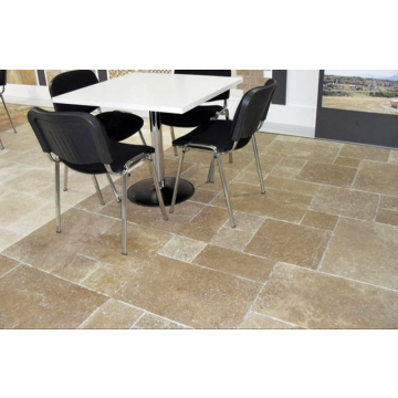 Płytka kamienna trawertyn Segre szczotkowany 61x40,6x1,2 cm