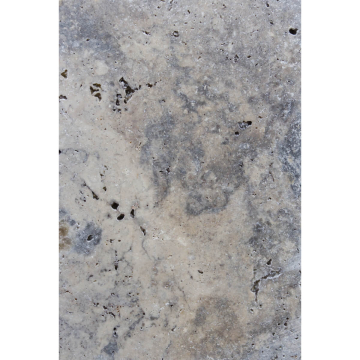 Płytka kamienna trawertyn Grey Ashes bębnowany 61x40,6x1,2 cm