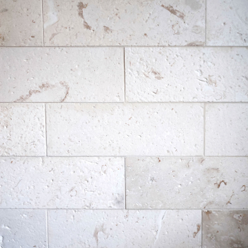 Płytka kamienna wapień Belleza szczotkowany 30,5x10x1 cm