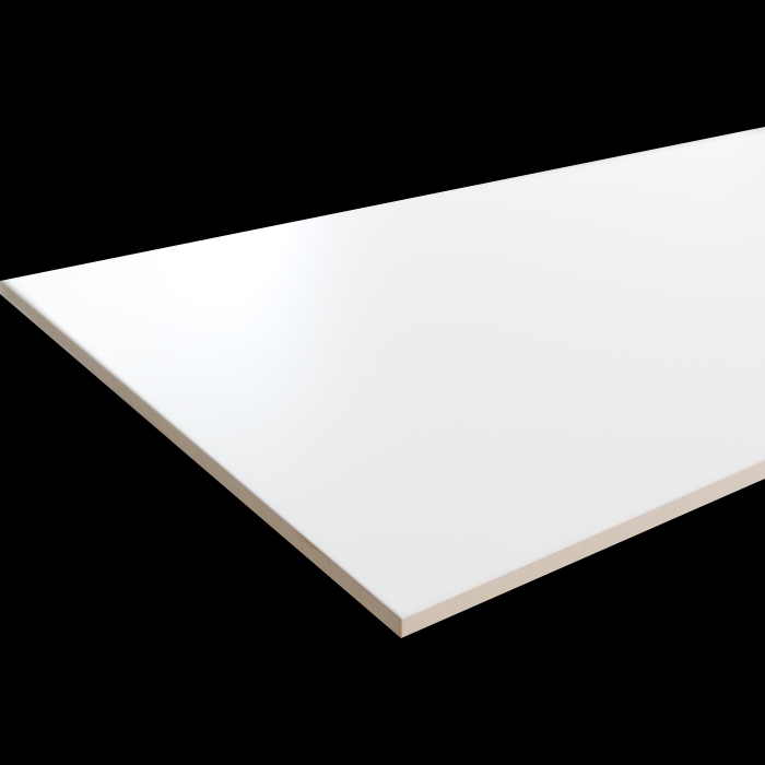 Glazura Biała Jasna matowa 80x30x0,9 cm | CAPITILE